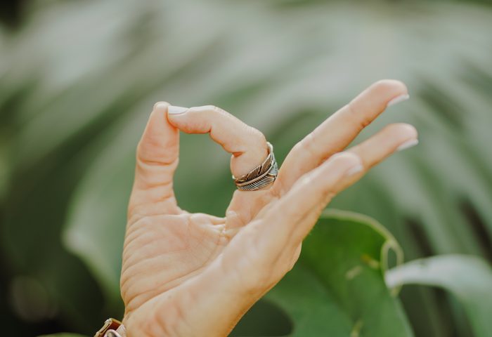 Mudra y naturaleza — práctica vibracional